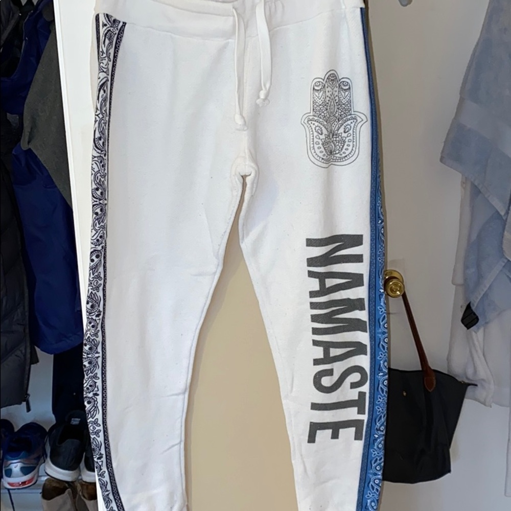 Namaste White Joggers